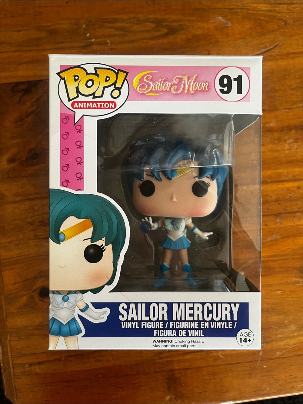 Funko Sailor Mercury Vinyl Figure - Blue, White